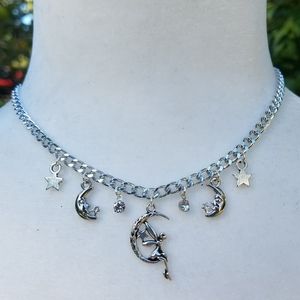 Hand made fairy necklace & earrings